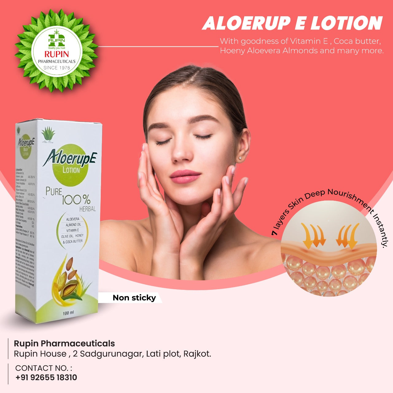 AloerupE Moisturizing Lotion 3x100ml