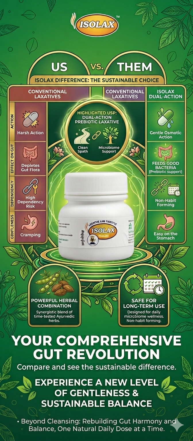 Isolax Tablets. Safe laxative solution. (2 bottles of 30 tabs.)